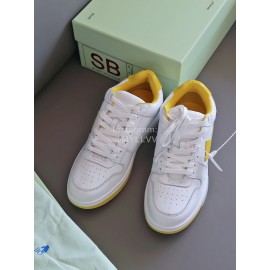 Off White Fashion Casual Sneakers For Men And Women Yellow