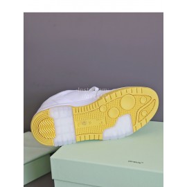 Off White Fashion Casual Sneakers For Men And Women Yellow