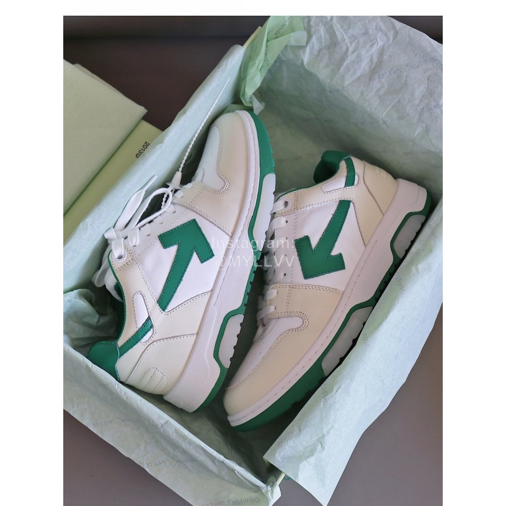 Off White Fashion Casual Sneakers For Men And Women Green