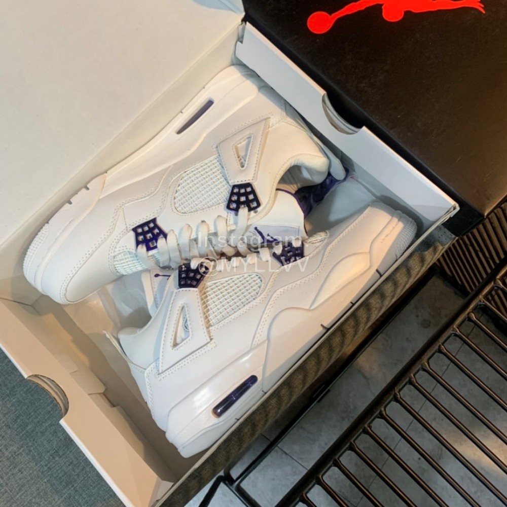 Off White Co Branded Air Jordan Fashion Basketball Sneakers For Men And Women Purple