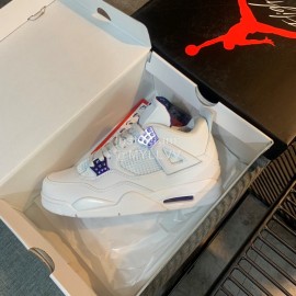 Off White Co Branded Air Jordan Fashion Basketball Sneakers For Men And Women Purple