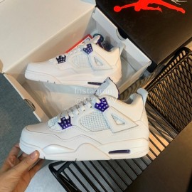 Off White Co Branded Air Jordan Fashion Basketball Sneakers For Men And Women Purple