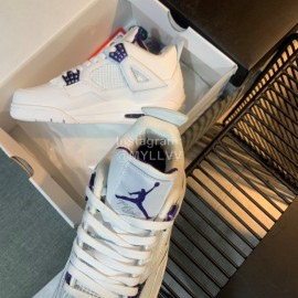 Off White Co Branded Air Jordan Fashion Basketball Sneakers For Men And Women Purple
