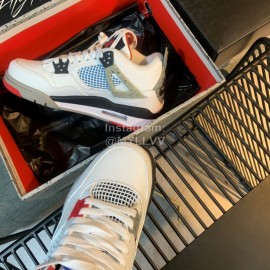 Off White Co Branded Air Jordan Fashion Basketball Sneakers For Men And Women Blue