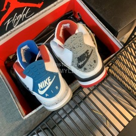 Off White Co Branded Air Jordan Fashion Basketball Sneakers For Men And Women Blue