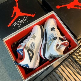Off White Co Branded Air Jordan Fashion Basketball Sneakers For Men And Women Blue