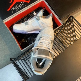 Off White Co Branded Air Jordan Fashion Basketball Sneakers For Men And Women Gray