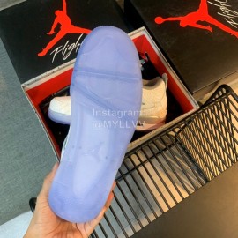 Off White Co Branded Air Jordan Fashion Basketball Sneakers For Men And Women Gray