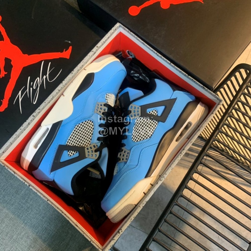 Off White Co Branded Air Jordan Basketball Sneakers For Men And Women Blue