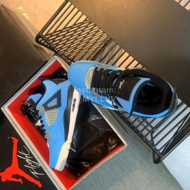 Off White Co Branded Air Jordan Basketball Sneakers For Men And Women Blue