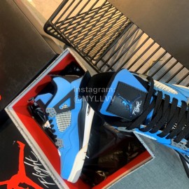 Off White Co Branded Air Jordan Basketball Sneakers For Men And Women Blue