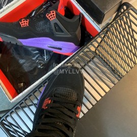 Off White Co Branded Air Jordan Basketball Sneakers For Men And Women Black