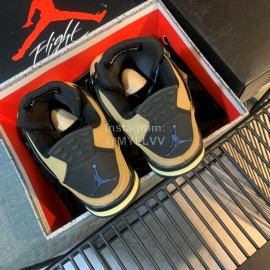 Off White Co Branded Air Jordan Basketball Sneakers For Men And Women Brown