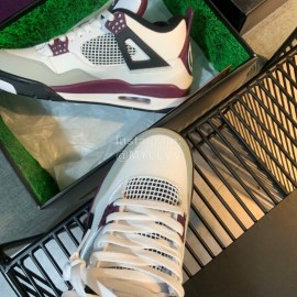 Off White Co Branded Air Jordan Basketball Sneakers For Men And Women White