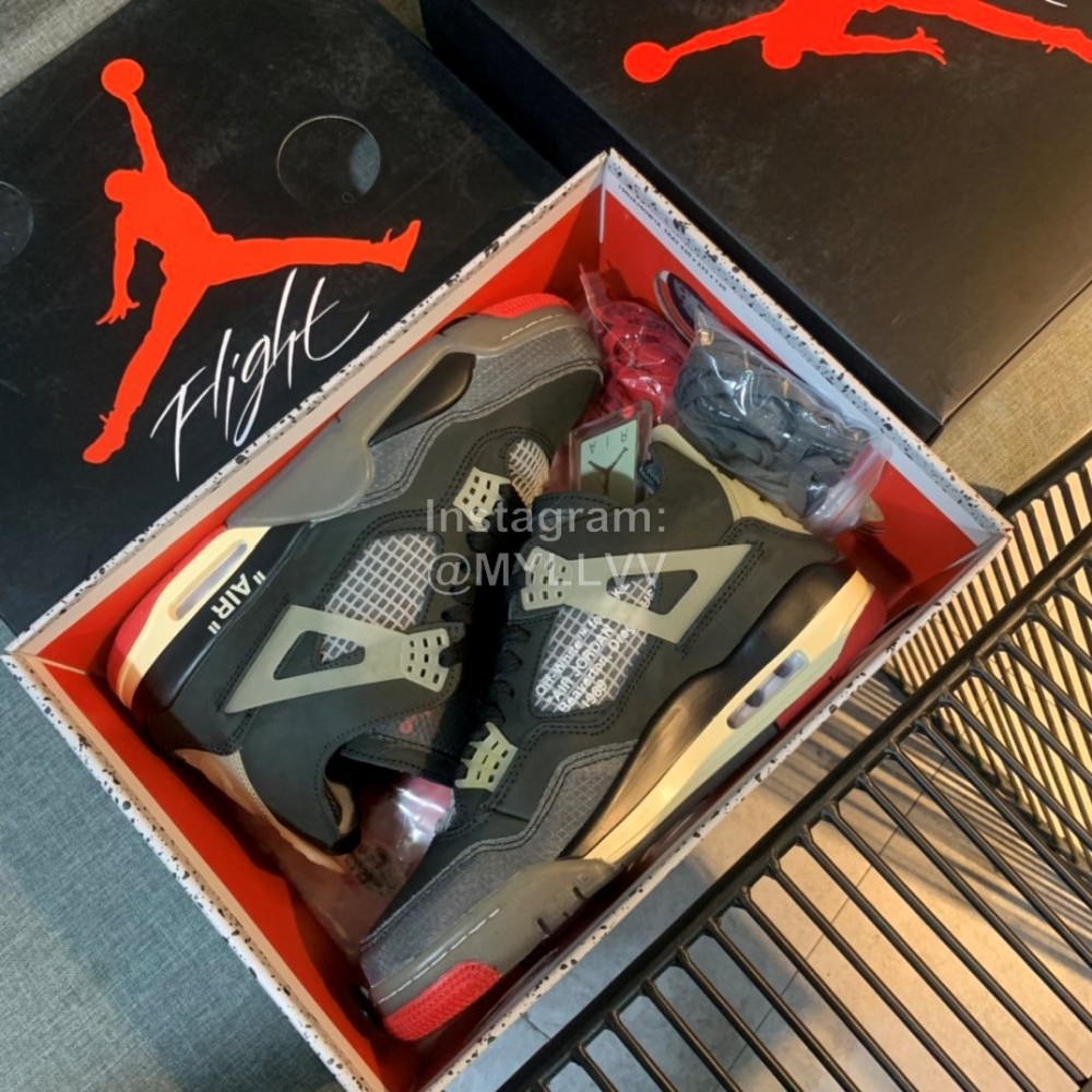 Off White Co Branded Air Jordan New Basketball Sneakers For Men And Women 