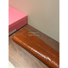 Paris Texas Fashion Leather High Heeled Long Boots For Women Brown