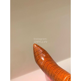 Paris Texas Fashion Leather High Heeled Long Boots For Women Brown