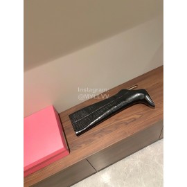 Paris Texas Fashion Leather High Heeled Long Boots For Women Black