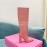 Paris Texas Crocodile Leather Thick High Heeled Long Boots For Women Pink