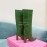 Paris Texas Crocodile Leather Thick High Heeled Long Boots For Women Green