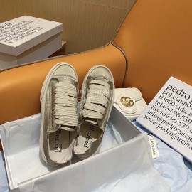 Pedro Garcia Fashion Silk Casual Shoes For Women Coffee