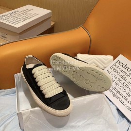 Pedro Garcia Fashion Silk Casual Shoes For Women Black