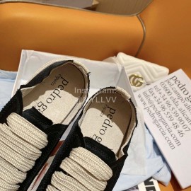 Pedro Garcia Fashion Silk Casual Shoes For Women Black