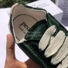 Pedro Garcia Fashion Lace Up Casual Shoes For Women Green