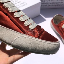 Pedro Garcia Fashion Lace Up Casual Shoes For Women Reddish Brown