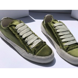 Pedro Garcia Fashion Lace Up Casual Shoes Green For Women 