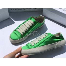 Pedro Garcia Fashion Green Lace Up Casual Shoes For Women 