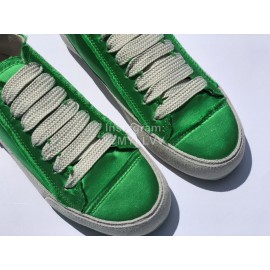 Pedro Garcia Fashion Green Lace Up Casual Shoes For Women 