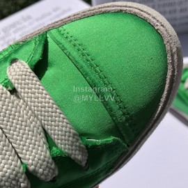 Pedro Garcia Fashion Green Lace Up Casual Shoes For Women 