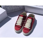 Pedro Garcia Fashion Lace Up Casual Shoes For Women Wine Red