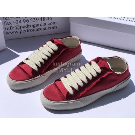 Pedro Garcia Fashion Lace Up Casual Shoes For Women Wine Red