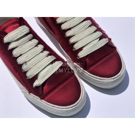 Pedro Garcia Fashion Lace Up Casual Shoes For Women Wine Red