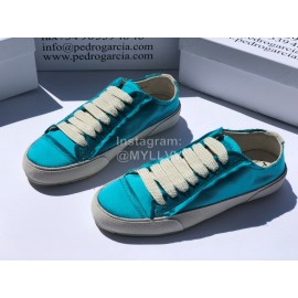 Pedro Garcia Fashion Lace Up Casual Shoes Blue For Women 