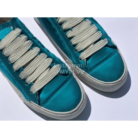 Pedro Garcia Fashion Lace Up Casual Shoes Blue For Women 