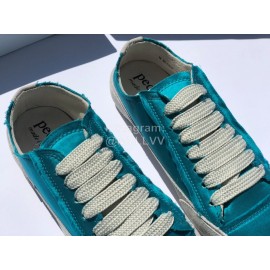 Pedro Garcia Fashion Lace Up Casual Shoes Blue For Women 