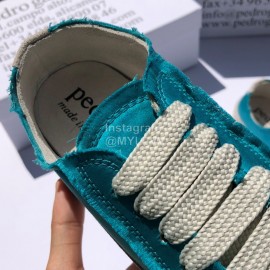 Pedro Garcia Fashion Lace Up Casual Shoes Blue For Women 