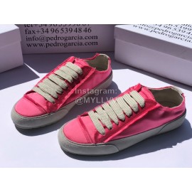 Pedro Garcia Fashion Lace Up Casual Shoes For Women Pink