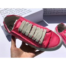 Pedro Garcia Fashion Lace Up Casual Shoes For Women Pink