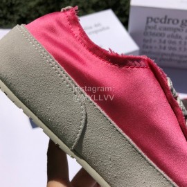 Pedro Garcia Fashion Lace Up Casual Shoes For Women Pink