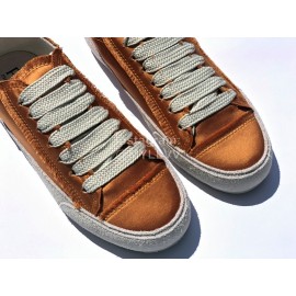 Pedro Garcia Fashion Lace Up Casual Shoes For Women Yellow