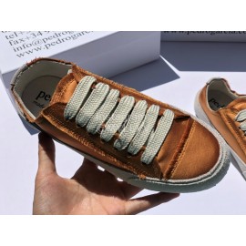 Pedro Garcia Fashion Lace Up Casual Shoes For Women Yellow