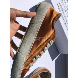 Pedro Garcia Fashion Lace Up Casual Shoes For Women Yellow