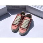 Pedro Garcia Fashion Lace Up Casual Shoes For Women Dark Pink