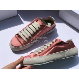 Pedro Garcia Fashion Lace Up Casual Shoes For Women Dark Pink