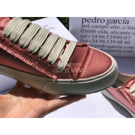 Pedro Garcia Fashion Lace Up Casual Shoes For Women Dark Pink