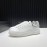 Plein Cowhide Casual Sneakers For Men White